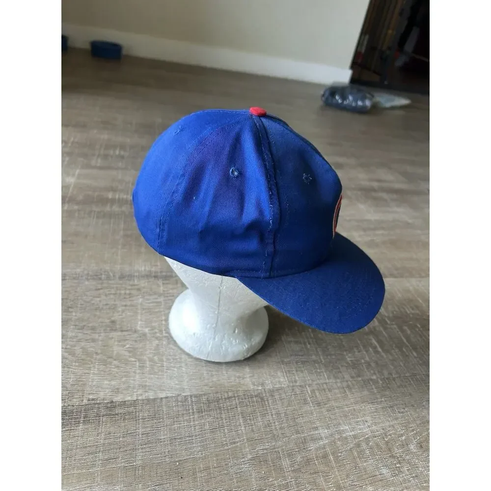 Vintage 90s Chicago Cubs Buffalo Cap Snapback Hat OS Blue Green Underbrim MLB